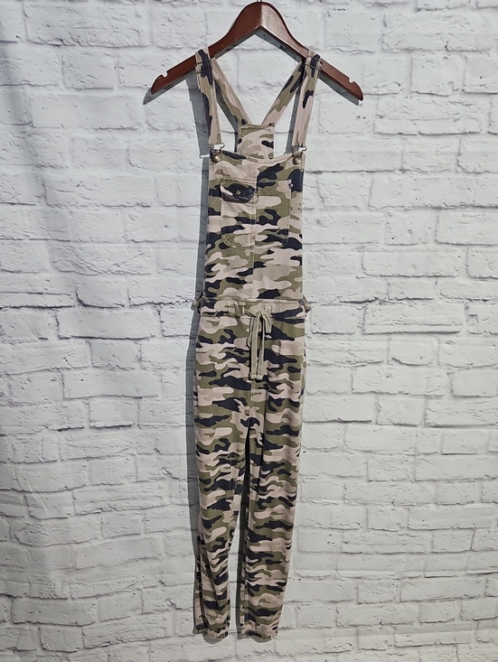 Wallflower Pants - Wallflower Camouflage Overalls in Olive, Navy & Beige